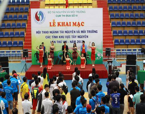 Hội thao Ngành tài nguyên và môi trường Khu vực Tây nguyên lần thứ VIII năm 2017 diễn ra thành công tốt đẹp