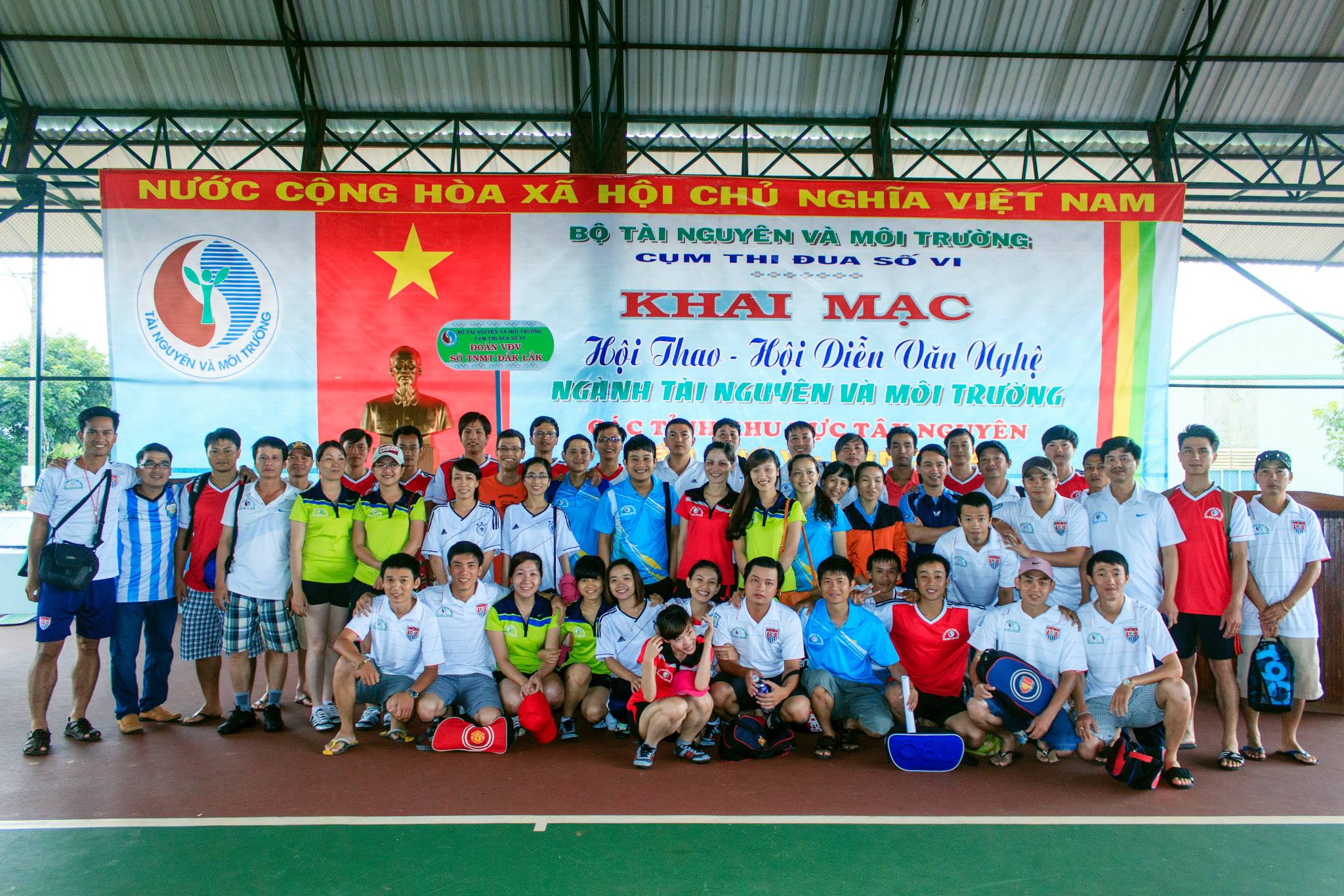 Sở Tài nguyên và Môi trường Đắk Lắk tham gia hội thao – hội diễn văn nghệ cụm thi đua số 6 Bộ Tài nguyên và Môi trường. tổ chức tại Tỉnh Gia Lai