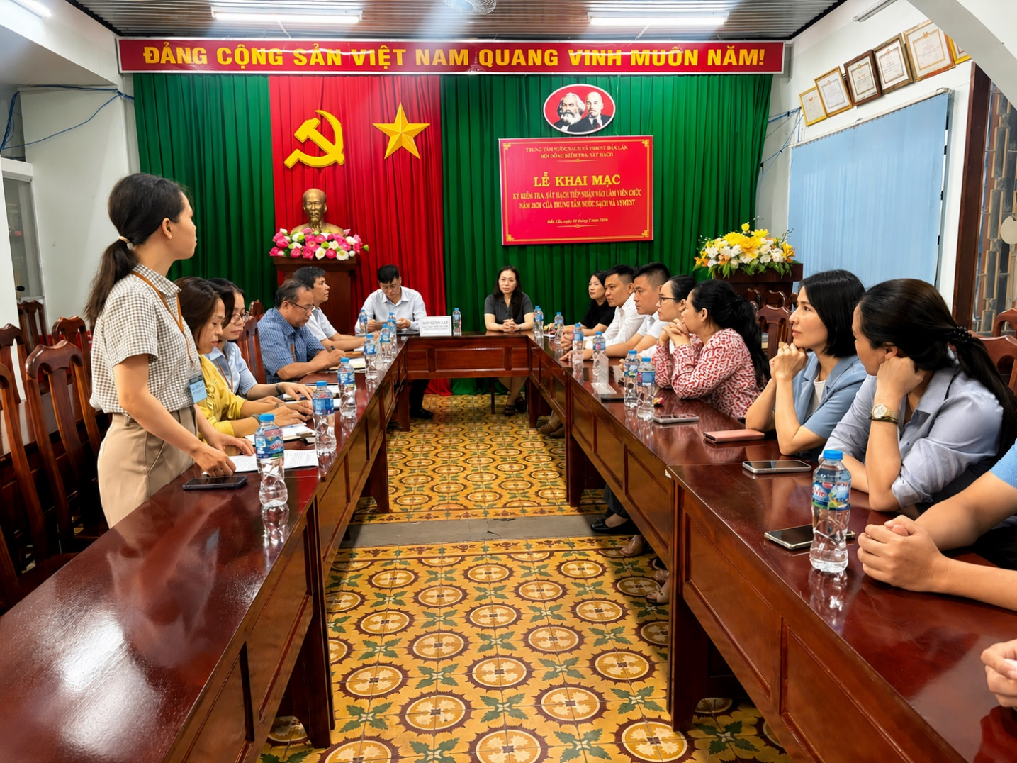 Trung tâm Nước sạch và Vệ sinh môi trường nông thôn tổ chức kiểm tra, sát hạch tiếp nhận vào làm viên chức năm 2026