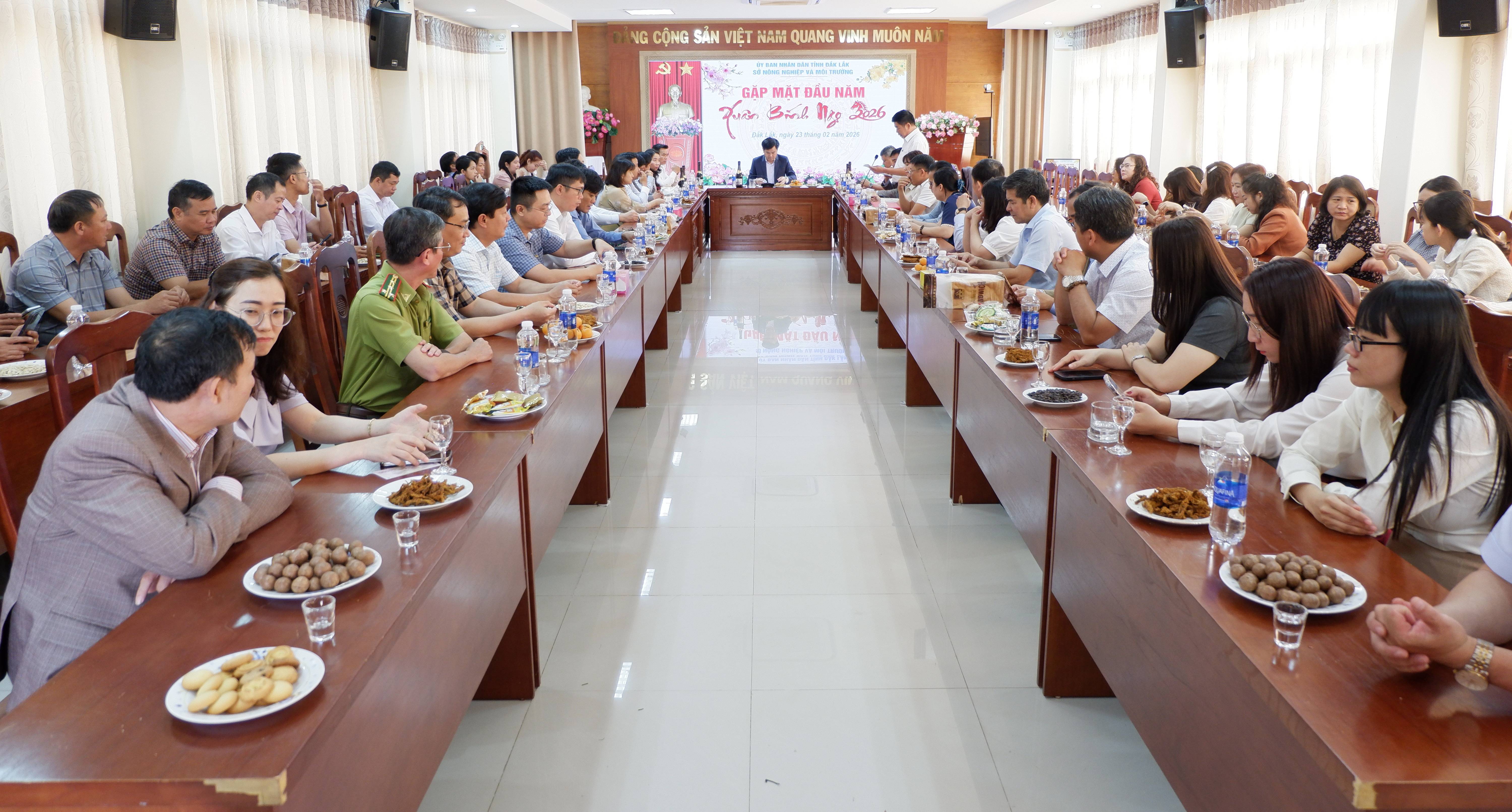 Xuân mới – Khí thế mới – Quyết tâm mới: Toàn Ngành nông nghiệp và môi trường tỉnh Đắk Lắk đồng lòng hành động