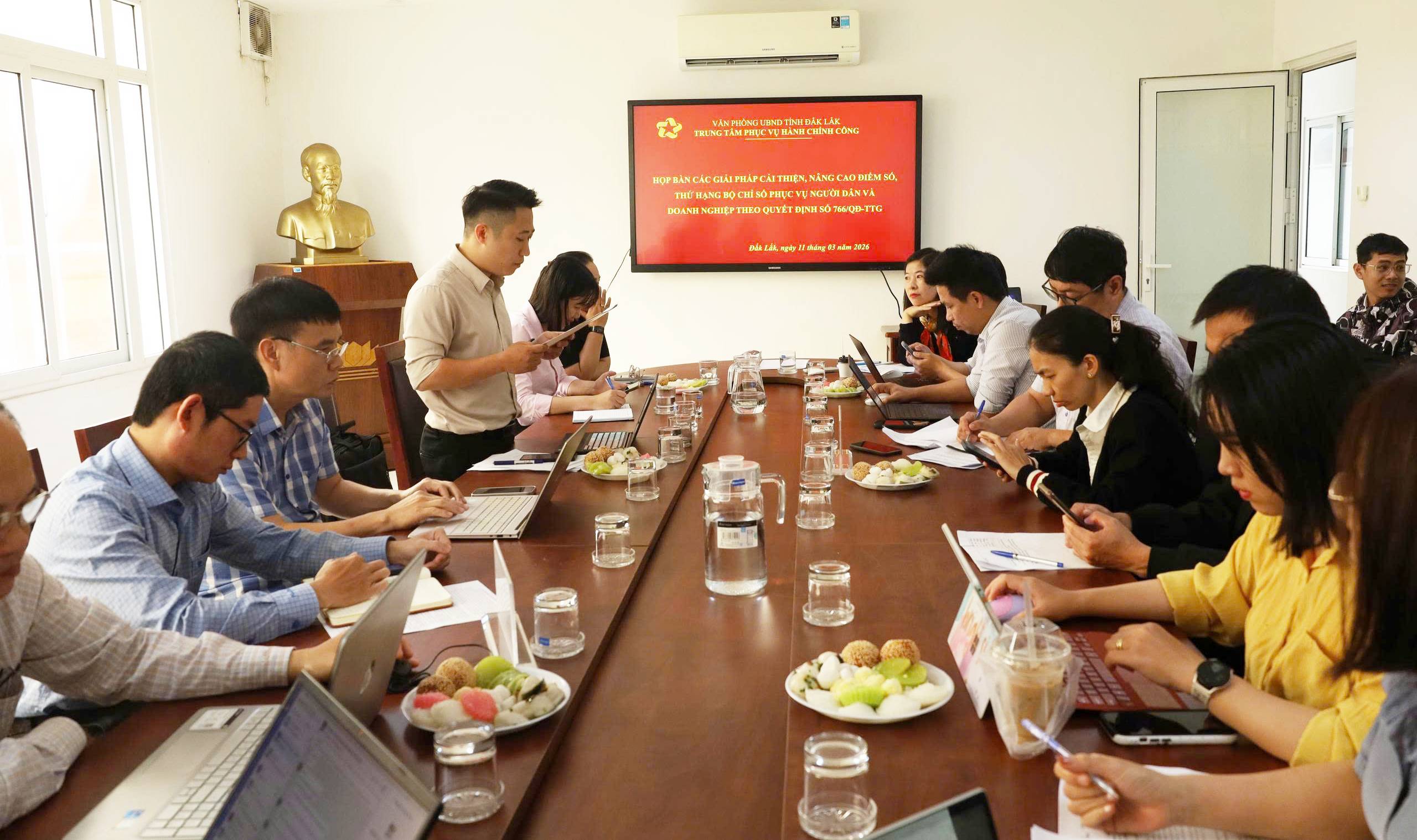 Các Sở, ngành cùng “hiến kế” để nâng hạng chỉ số phục vụ người dân và doanh nghiệp