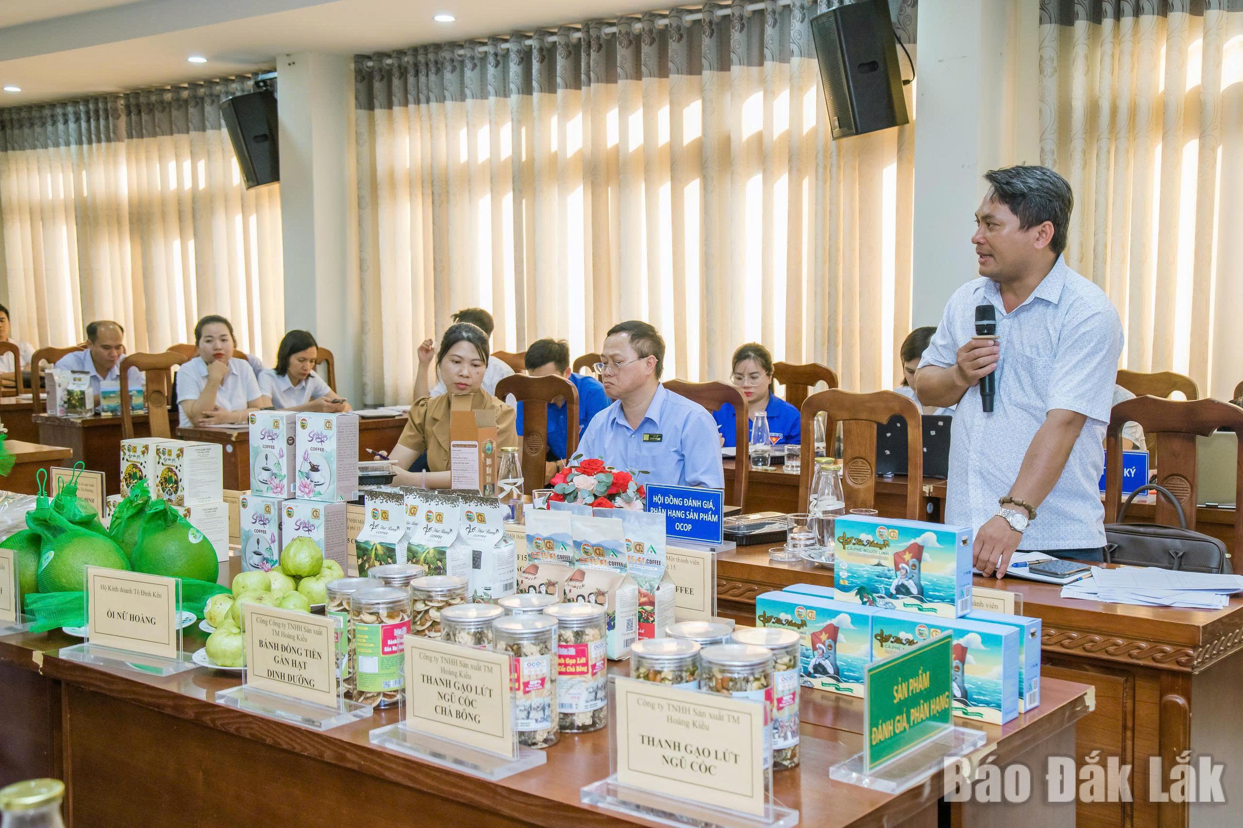 Có 12 sản phẩm đạt tiêu chuẩn sản phẩm OCOP 3 – 4 sao