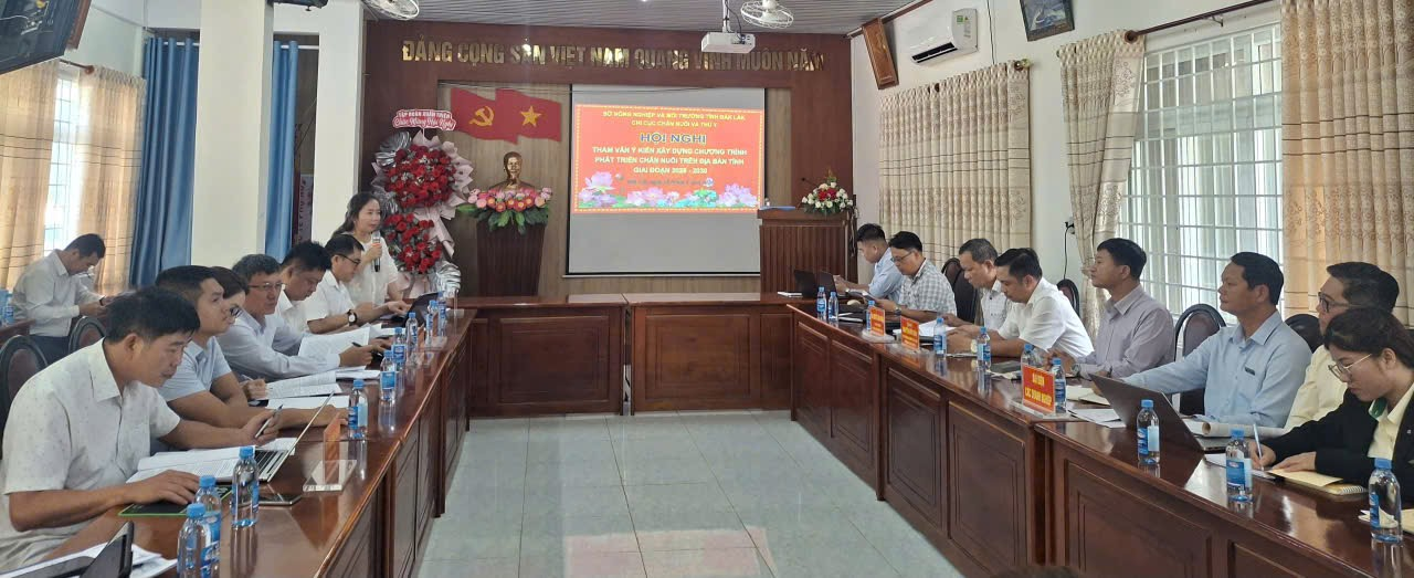 Sở Nông nghiệp và Môi trường tỉnh Đắk Lắk tổ chức Hội nghị tham vấn ý kiến xây dựng Chương trình Phát triển chăn nuôi giai đoạn 2026 - 2030
